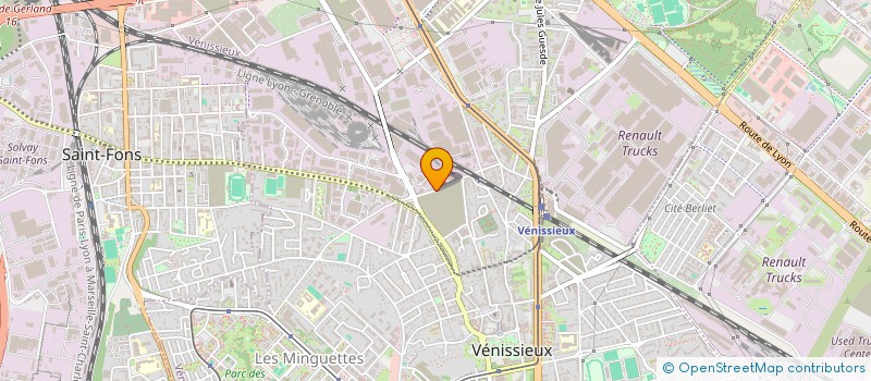 localisation de l'entreprise ACETRI  VENISSIEUX