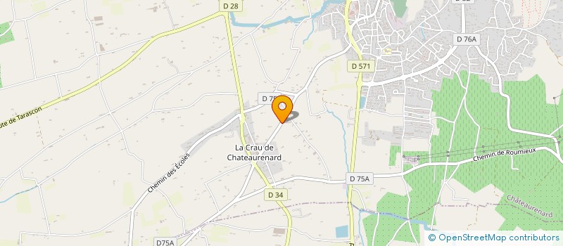 localisation de l'entreprise ACEVET S.A.S.U. à CHATEAURENARD
