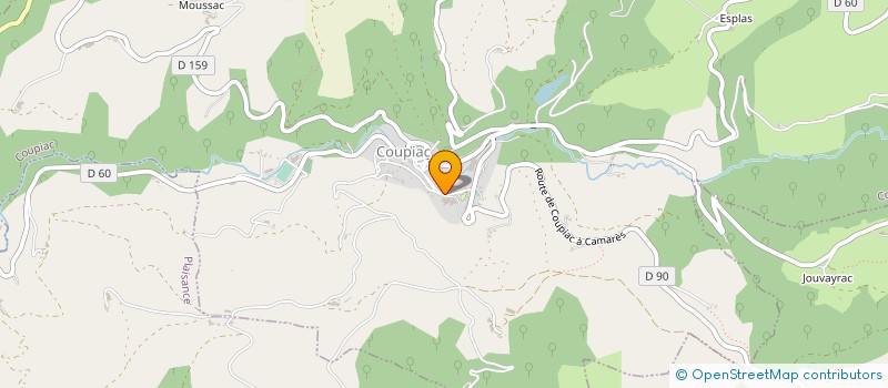 localisation de l'entreprise ACEVIA à COUPIAC