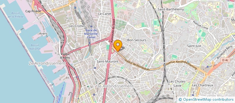 localisation de l'entreprise ACEXPRESSO à MARSEILLE