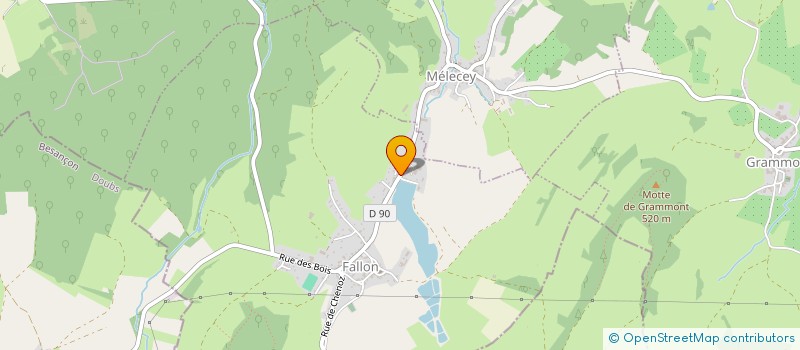 localisation de l'entreprise ACF  FALLON