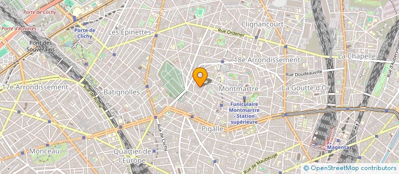 localisation de l'entreprise ACF  PARIS