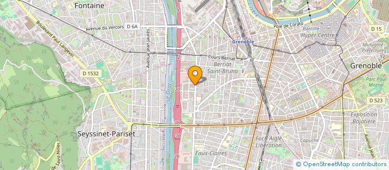 localisation de l'entreprise ACF ADEQUATION  GRENOBLE