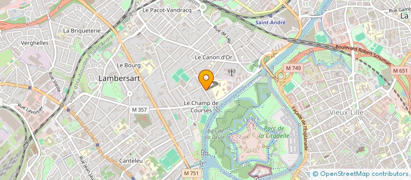 localisation de l'entreprise ACF ASSISTANCE CONSEIL FONCIER à LAMBERSART