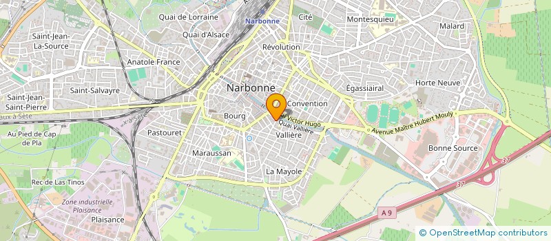 localisation de l'entreprise ACF CONSEILS à NARBONNE