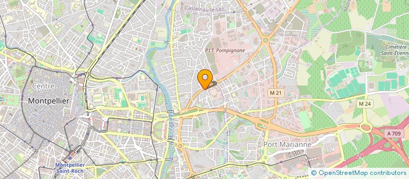 localisation de l'entreprise ACF CONSULTING à MONTPELLIER