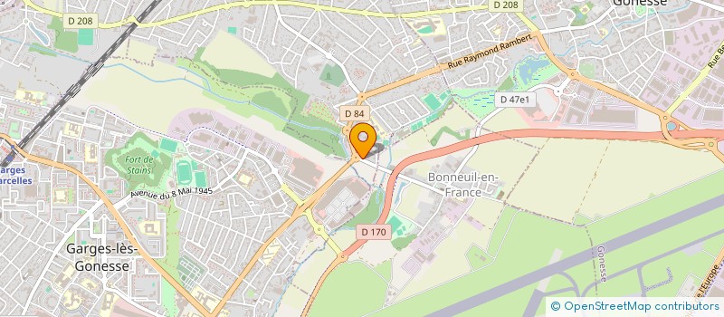 localisation de l'entreprise ACF.D IMMOBILIER  ARNOUVILLE