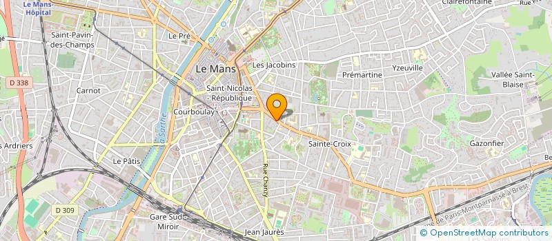 localisation de l'entreprise ACF FIBRE à LE MANS
