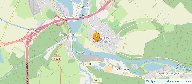 localisation de l'entreprise ACF GESTION  CHAUDENEY-SUR-MOSELLE