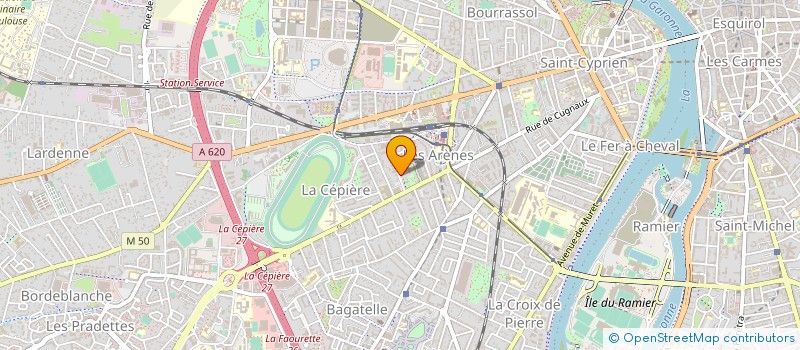 localisation de l'entreprise ACF MIDI PYRENEES à TOULOUSE
