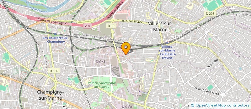 localisation de l'entreprise ACF PROMOTION ET RENOVATION  VILLIERS-SUR-MARNE