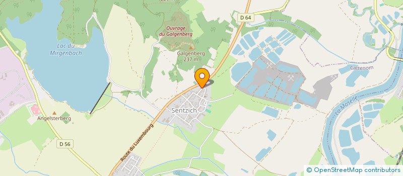 localisation de l'entreprise ACF TT  CATTENOM