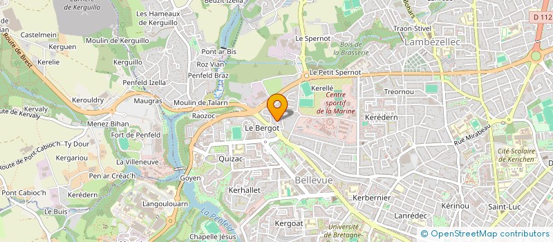 localisation de l'entreprise ACF3G à BREST
