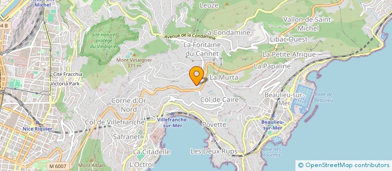 localisation de l'entreprise ACFA à VILLEFRANCHE-SUR-MER