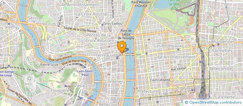 localisation de l'entreprise ACFAL FORMATION à LYON