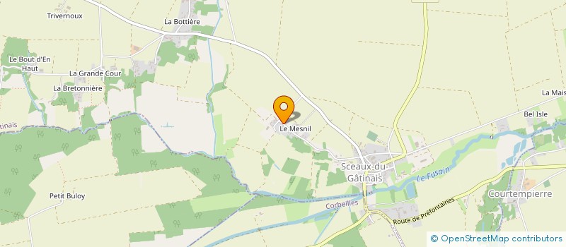 localisation de l'entreprise ACFC à SCEAUX-DU-GATINAIS