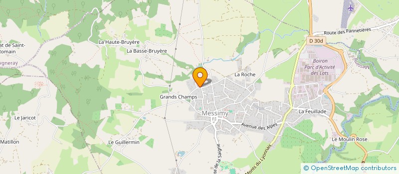 localisation de l'entreprise ACFE à MESSIMY