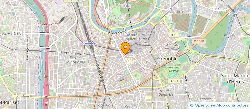 localisation de l'entreprise ACFI  GRENOBLE