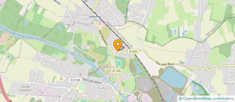 localisation de l'entreprise ACFI  AUBY