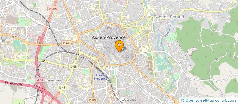 localisation de l'entreprise ACFI ASSOCIES à AIX-EN-PROVENCE
