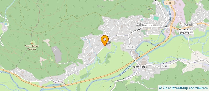 localisation de l'entreprise ACFIMMO  SAINT-AME