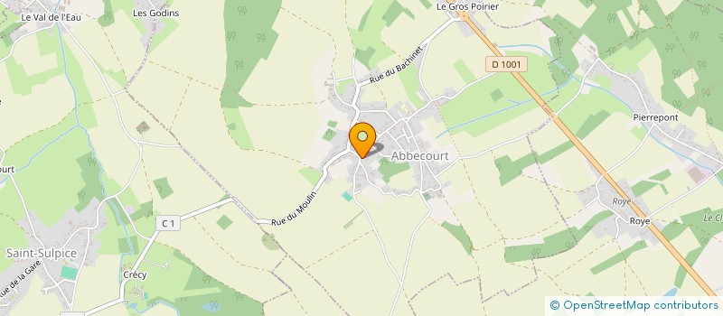 localisation de l'entreprise ACFM 2  ABBECOURT