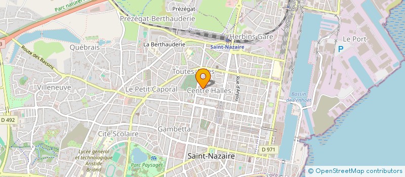 localisation de l'entreprise ACFM à SAINT-NAZAIRE