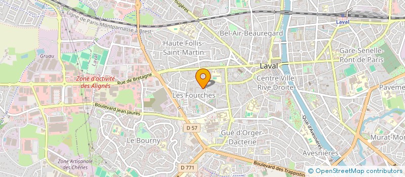 localisation de l'entreprise ACFP à LAVAL