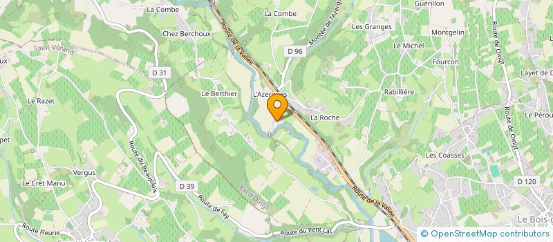 localisation de l'entreprise ACG 2  VAL D'OINGT