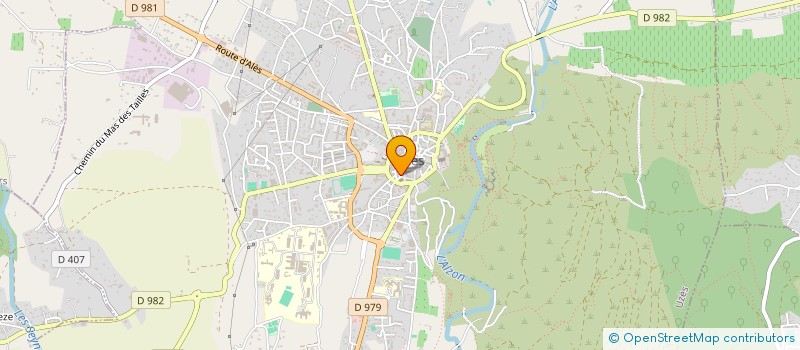 localisation de l'entreprise ACG à UZES