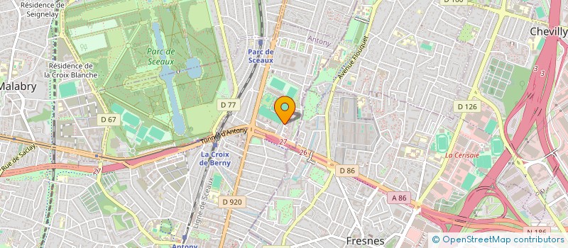 localisation de l'entreprise ACG à ANTONY
