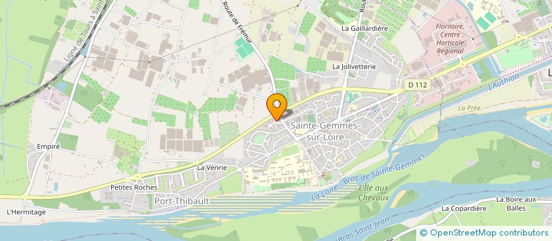 localisation de l'entreprise ACG ANJOU COMPTABILITE GESTION  SAINTE-GEMMES-SUR-LOIRE