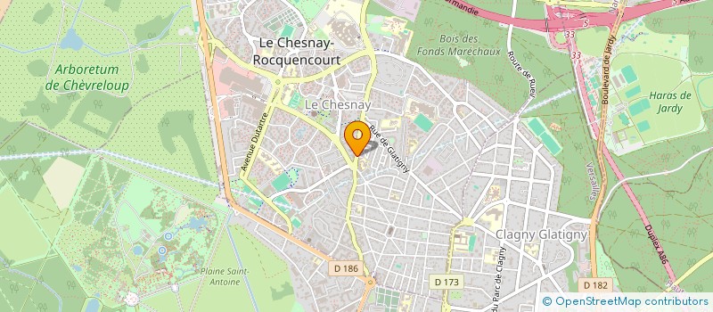 localisation de l'entreprise ACG DISTRIBUTION à LE CHESNAY-ROCQUENCOURT