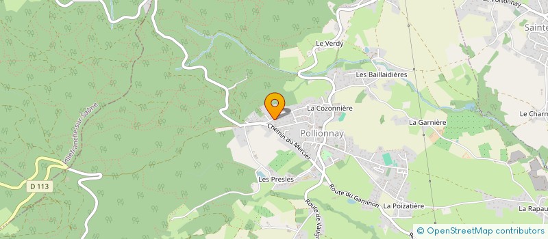 localisation de l'entreprise ACG DISTRIBUTION à POLLIONNAY