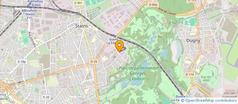localisation de l'entreprise ACG DRIVE à STAINS