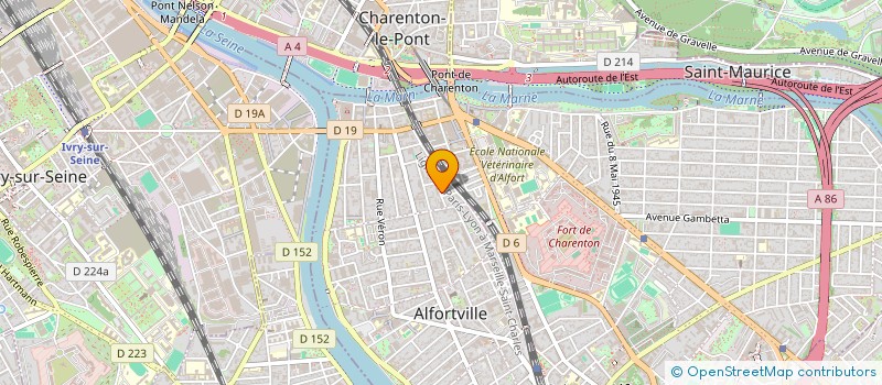 localisation de l'entreprise ACG EXHIBITIONS à ALFORTVILLE