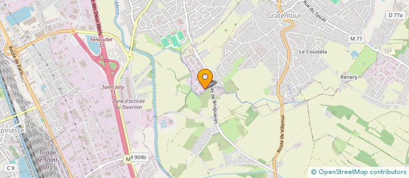 localisation de l'entreprise ACG FORMATION  GRATENTOUR