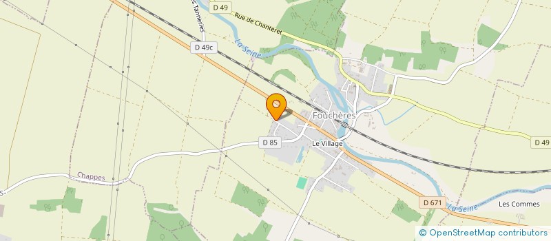 localisation de l'entreprise ACG FOUCHERES AGRI à FOUCHERES