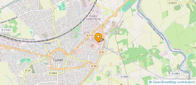 localisation de l'entreprise ACG GROUPE  LUNEL