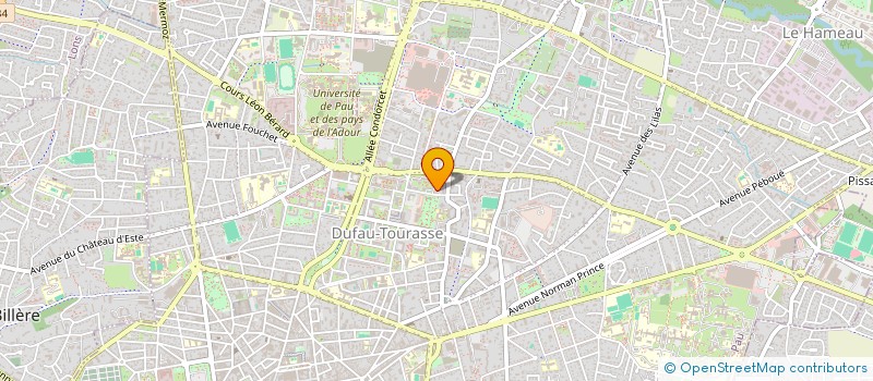 localisation de l'entreprise ACG IMMO à PAU