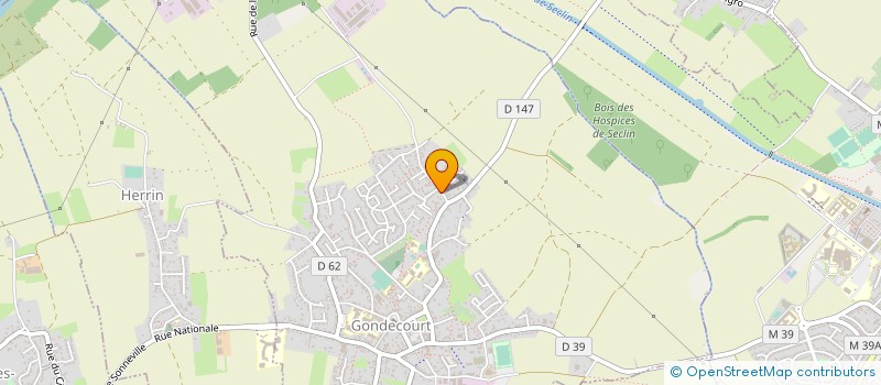 localisation de l'entreprise ACG INDUSTRIE à GONDECOURT