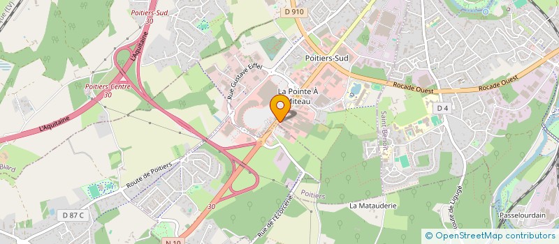 localisation de l'entreprise ACG LA BAMBOULA  POITIERS