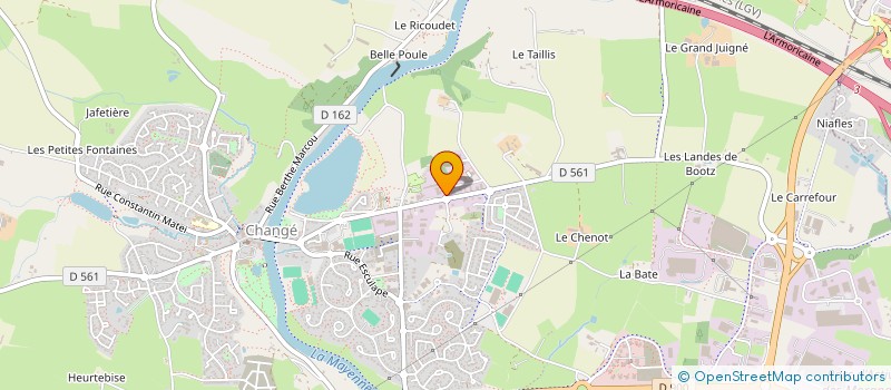 localisation de l'entreprise ACG LA BRIQUE  CHANGE