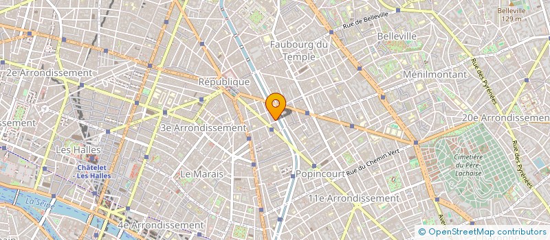 localisation de l'entreprise ACG LOGISTIC PARIS à PARIS