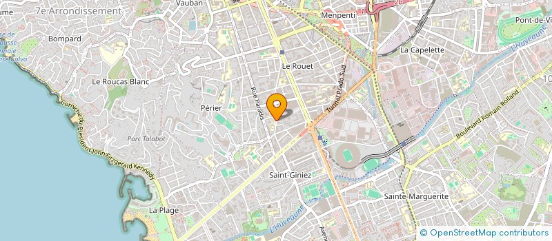 localisation de l'entreprise ACG MEDICAL  MARSEILLE