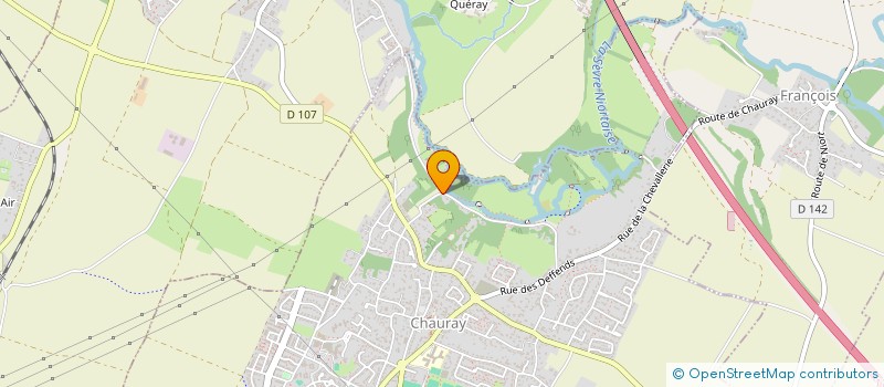 localisation de l'entreprise ACG SENS & ACTIONS  CHAURAY