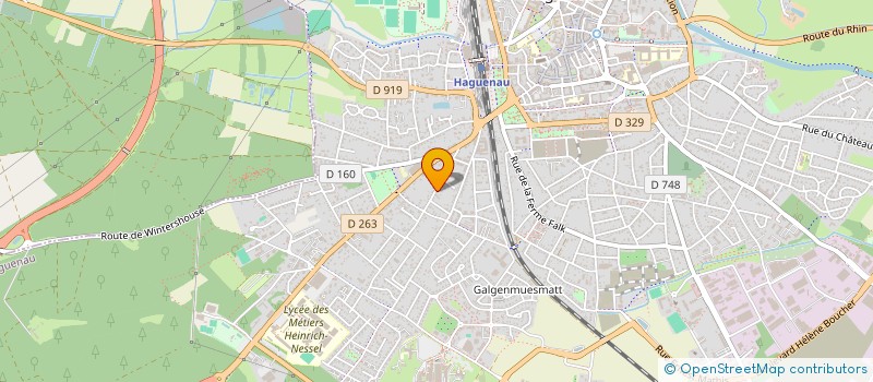 localisation de l'entreprise ACG2 à HAGUENAU