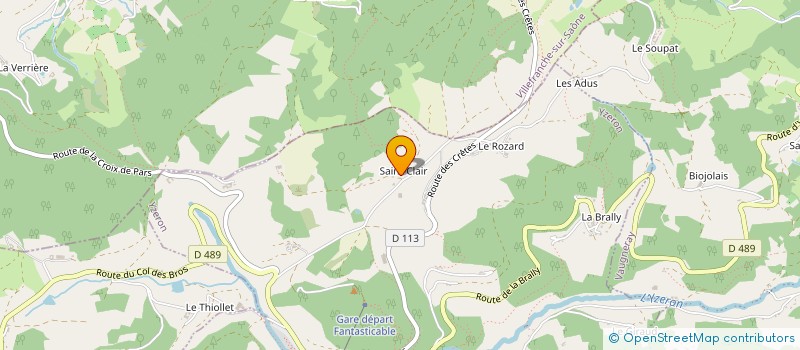 localisation de l'entreprise ACGA  YZERON