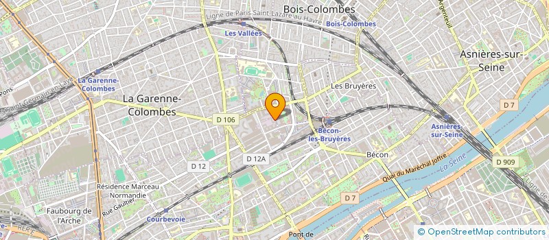 localisation de l'entreprise ACGC PC AU SERVICE DE L HUMANITAIRE à COURBEVOIE