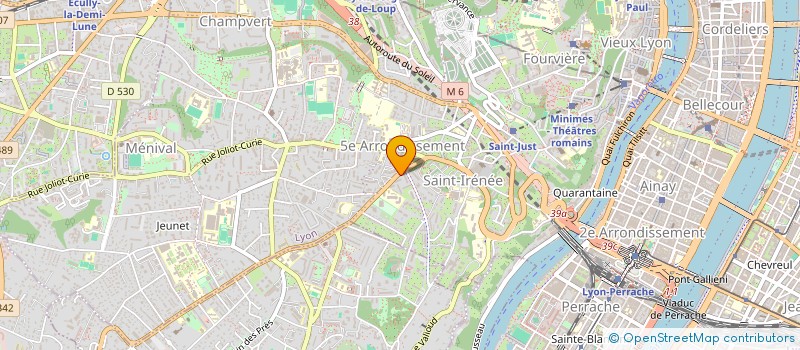 localisation de l'entreprise ACGE SERVICES  SAINTE-FOY-LES-LYON